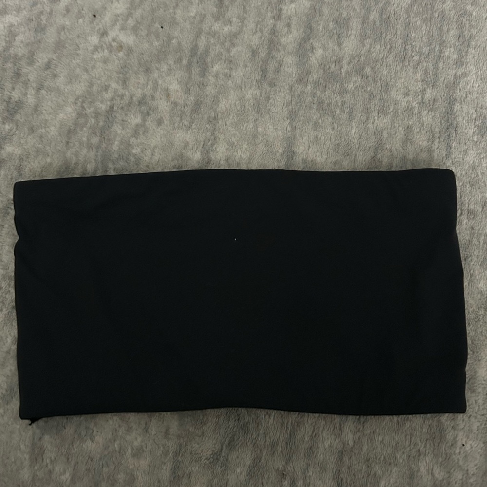 SKIMS Black Strapless Bandeau Bra